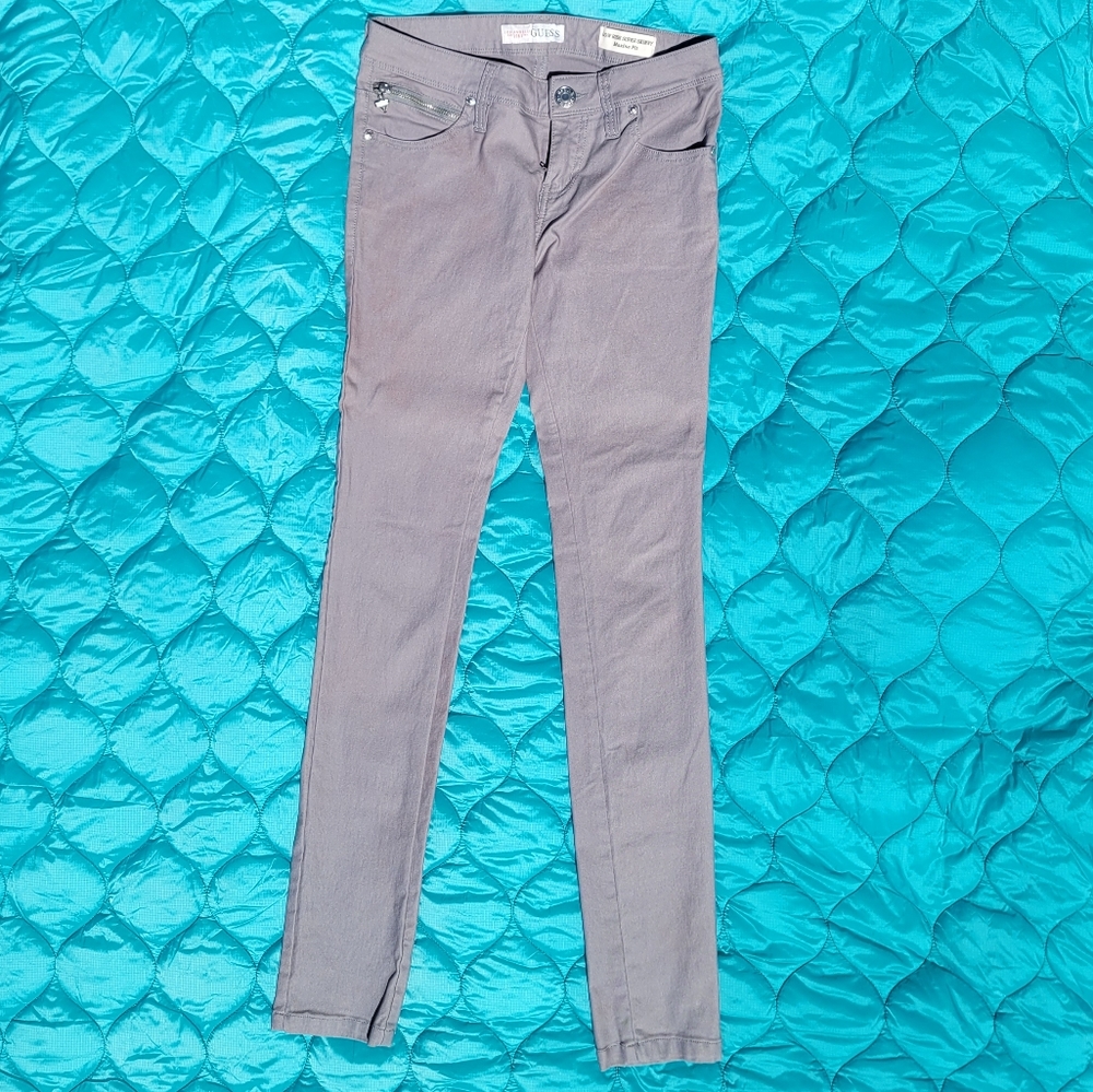 Guess Super Stretchy Silver Jeggings